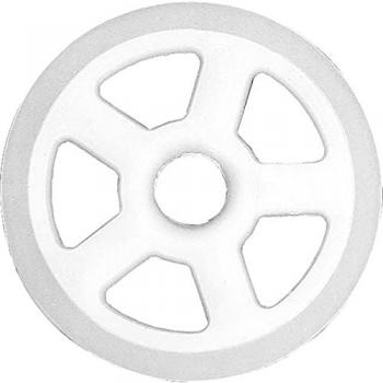 Celo‑Plexi‑Teller 50 mm für Nageldübel NP 8 (250 Stück)