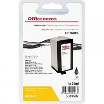 Office Depot Tintenpatrone Kompatibel HP 920XL CD975A Schwarz