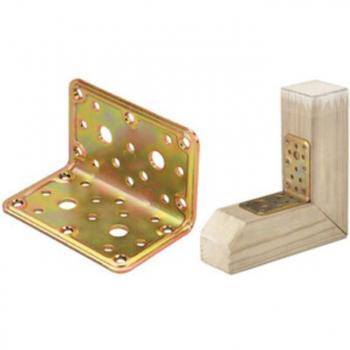 Plaque d'angle en acier tropic 777 100x60x60