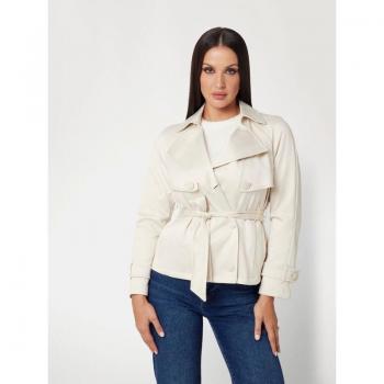 Chaleco de invierno blanco Guess