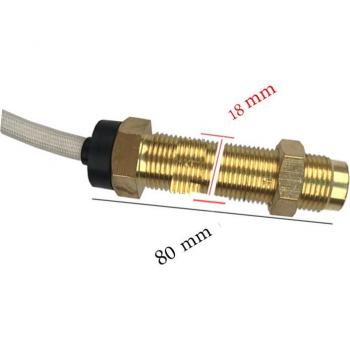 85mm Car Boat RPM Gauge with M18*1.5 / M16*1.5 Speed Sensor