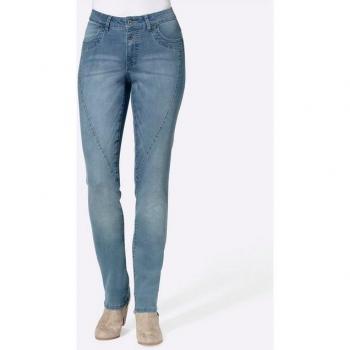 Jean Homme (ou femme) Helline Coupe Boyfriend Bleu Blanchi 26