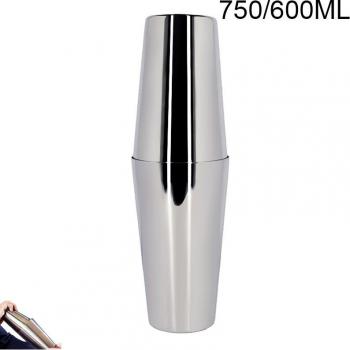 Boston Cocktail Shaker Set with Jigger and Stopper