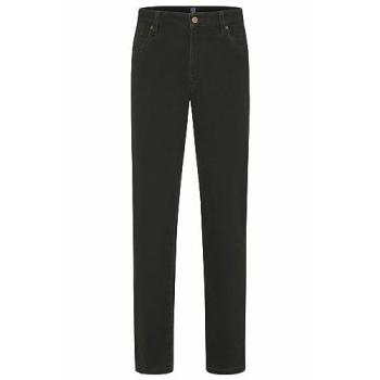 Chinos MEYER Five-Pocket-Hose Herren, Gr. 32, Länge 32, Dunkelgrün – M5 Linie