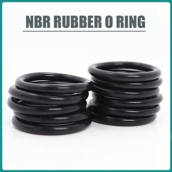 NBR O Ring Set 1mm Thickness 50PCS