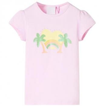 VidaXL Youth T-Shirt Light Pink 104