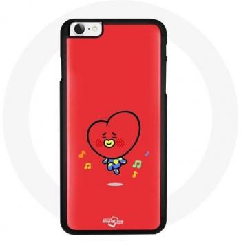 BTS BT21 TATA V Red Background Case for iPhone 5