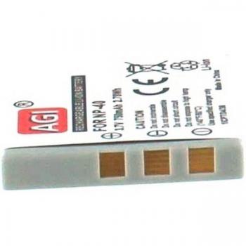 Li‑Ion 3,7 V Sanyo NP‑40 Ersatzakku – 650 mAh – Schwarz