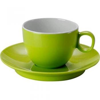 Tazzina Espresso Verde in Melamina 100 ml con Saucer Brunner Space