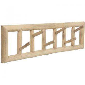 Lipalía Perchero de Madera Teca 70x11x20 cm