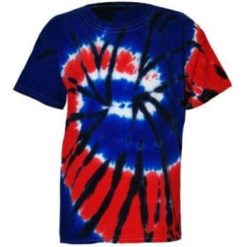 T-Shirt Colortone Bambini Arcobaleno Tie-Dye Pesante