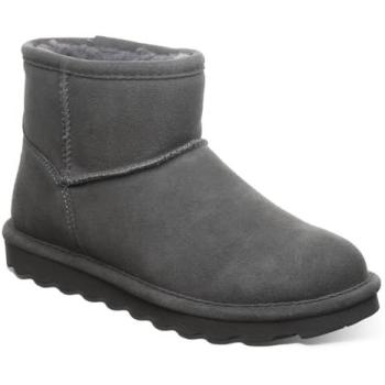 Bearpaw Alyssa Women’s Gray Suede Winter Boots – 7 US