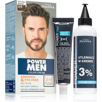 Joanna Power Men - Tintura para Cabelo Masculina Tom Castanho Natural