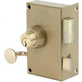 JPM Serrure en applique Bronze droite à Tirage I