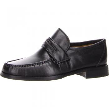 Lloyd Herrenschuhe Mokassin Kendo Glattleder Business Elegant Slip-Ons Schwarz Uni Mokassin Leder Herren