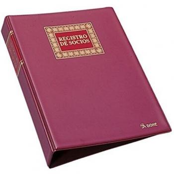 Libro registro socios hojas móviles Dohe