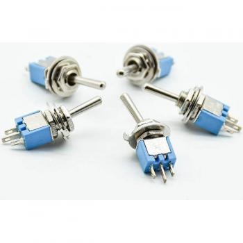 Micro interrupteur à bascule SMTS 102 6A125V AC, 10 pièces