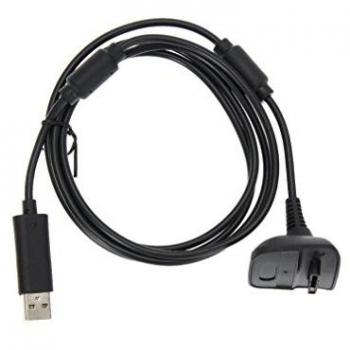 Chargeur USB 1,5 m Xbox 360 – Noir (Version Street Game)