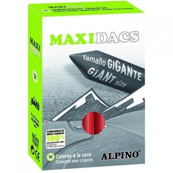 Pack 12 Crayons Souples Maxidacs Jaune Pâle