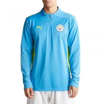 PUMA Herren Shirt MCFC Training 1/4 Zip Top - male - Blau - L