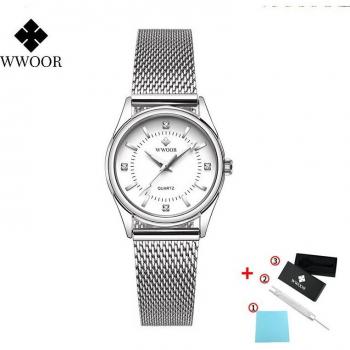 Damen Luxus Quarz-Uhr WWOOR