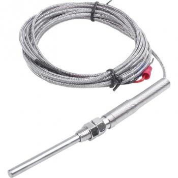 Sonda Termopar Tipo K 50x5mm 800°C 3 metros