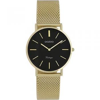 OOZOO Damen Armbanduhr Analog 32 mm Metallarmband
