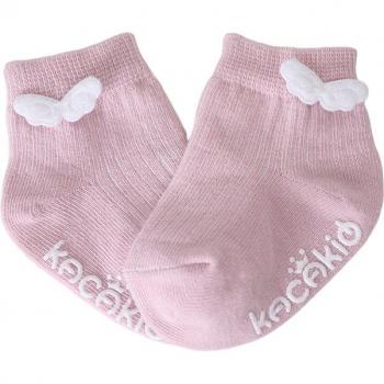 Chaussettes courtes en coton pour nouveau-né, motif d'aile d'ange, unisexes