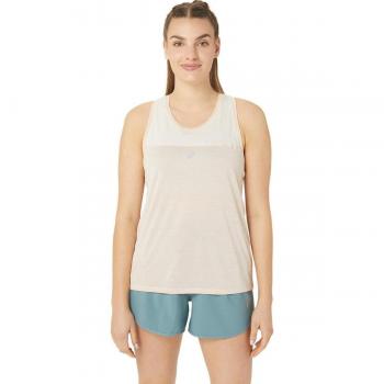 Canottiera ASICS Race Bianco Donna Senza Maniche - M