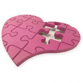 Quadro Puzzle “Amore in Legno”