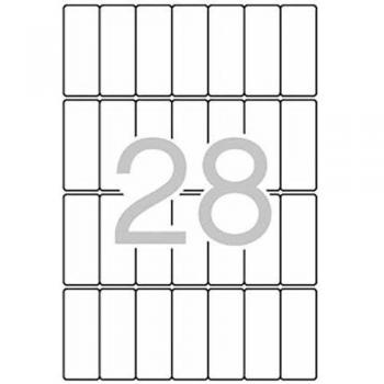Etichette Autoadesive A5 20x50 mm Bianco 420 Pezzi