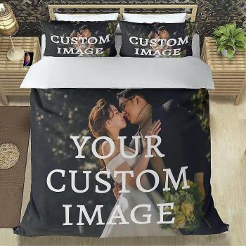 Ropa de cama personalizada B con funda nórdica y almohadas