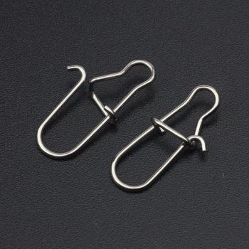 Rompin 100pcs Stainless Steel Hooked Snap Pins