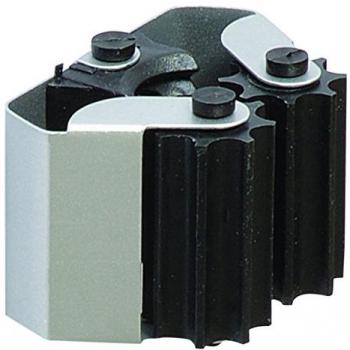 Cuelga Escobas Con Rodillos Inox Cromado Mate