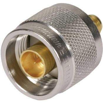 Huber & Suhner N Socket to SMA Plug Connector