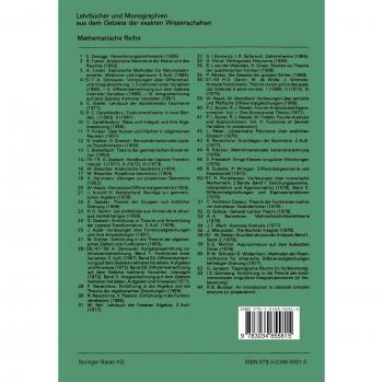 Methoden der Potentialtheorie für Elliptische Differentialgleichungen Beliebiger Ordnung (Lehrbücher und Monographien aus dem Gebiete der exakten ... der exakten Wissenschaften, 60, Band 60)