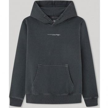 Felpa con Cappuccio New Davide Pepe Jeans Grigio Fantasma 16 Anni