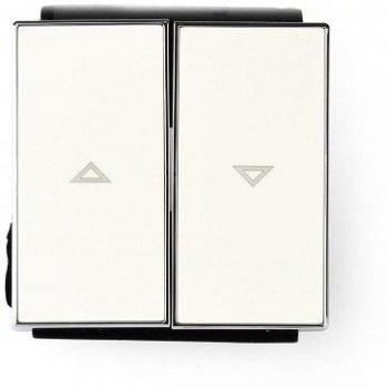 Tecla interruptor persianas BLANCO SOFT NIESSEN SKY 8544 BL