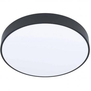 LED-Deckenlampe Zubieta-A, schwarz, Ø30cm