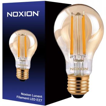 Noxion Lucent filament LED E27 Pære Rav 7.2W 630lm - 822 ekstra varm hvid | dæmpbar - erstatter 50W