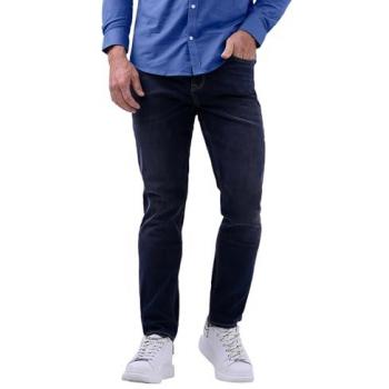 Navy Super Stretch Regular Fit Jeans (Size 32)