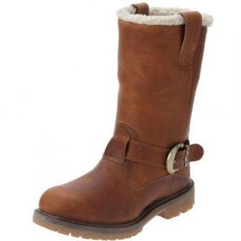 Timberland Nellie Pullon Tobacc Dark Brown - Botas biker, color: Marrón