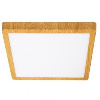 Plafoniera LED 24W Slim Quadrata Alluminio 280x280 mm CCT Selezionabile