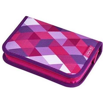 Herlitz Federmäppchen Pink Cubes, 1 Stück