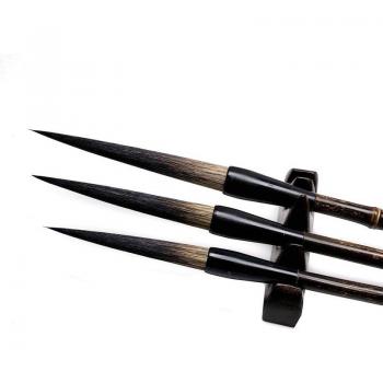 Long Bear Hair Writing Brushes 3pcs Set