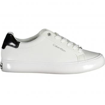 Calvin Klein Women's White Nylon Sneakers - Size 9 US