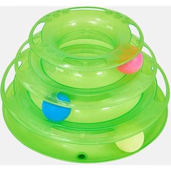 Three-Layer Interactive Cat Training Disc Toy