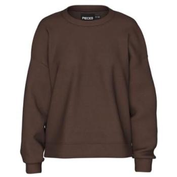 Pieces Sudadera 'PCChilli' en Marrón Oscuro