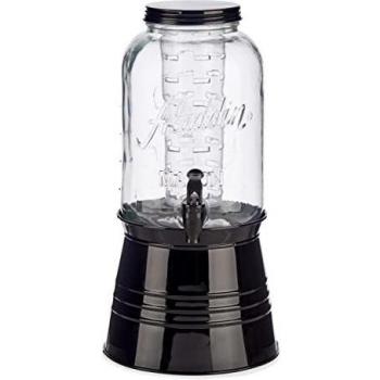 Vivalto-Jarra de Cristal Transparente Vivalto Enfriador Grifo Plástico 3800 ml