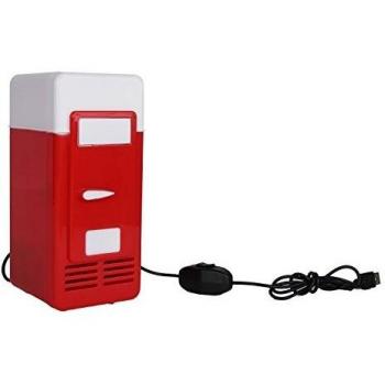 Discoball Mini Fridge Portable USB Cooler and Warmer LED Light